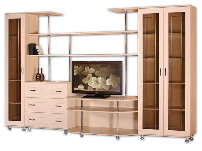 Стенка Санремо 10 (без витражного стекла)